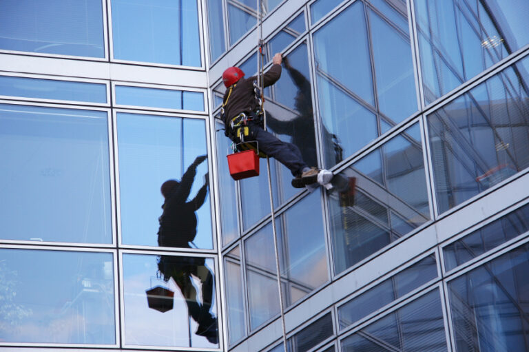 high-rise window cleaning
